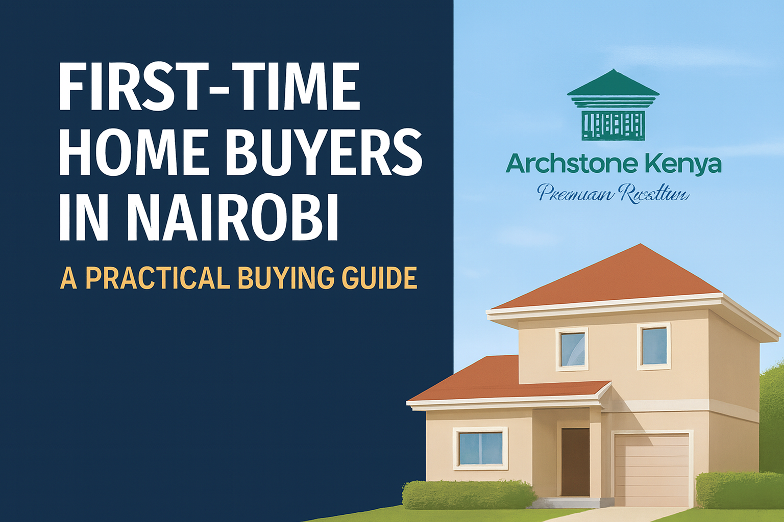 First-Time Home Buyers in Nairobi: A Practical Buying Guide by Archstone Kenya