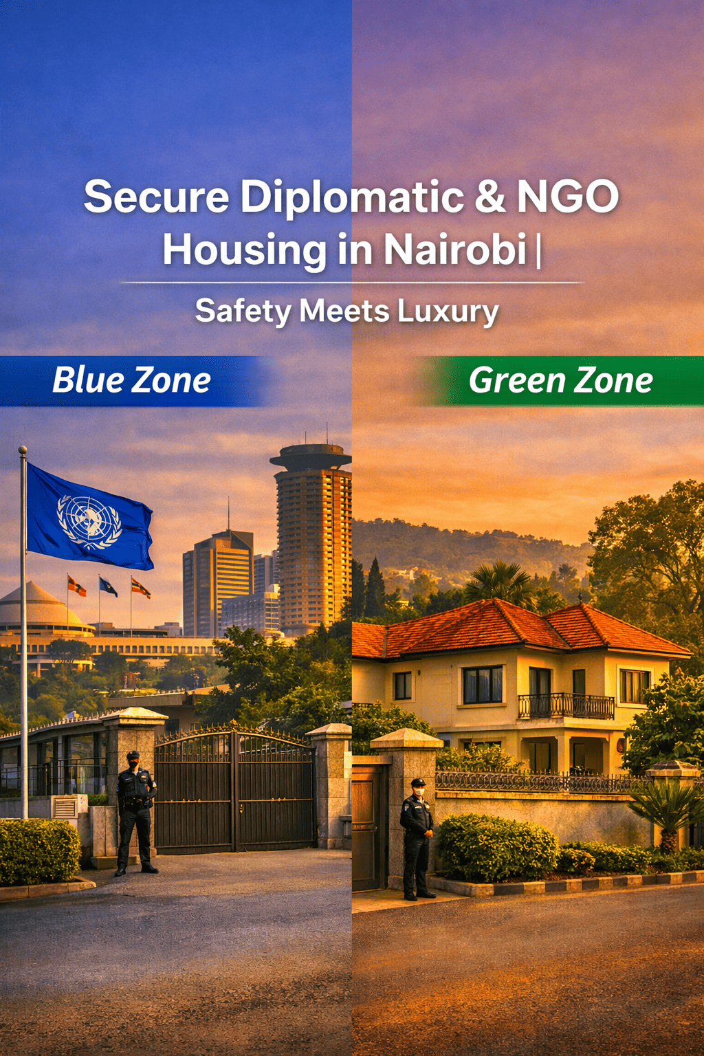 Secure Diplomatic & NGO Housing in Nairobi: Where Safety Meets Luxury in Blue and Green Zones