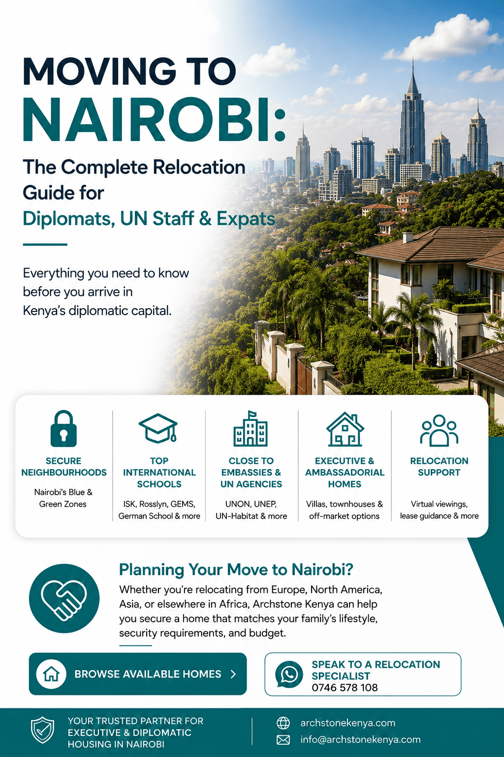 Moving to Nairobi: The Complete Relocation Guide for Diplomats, UN Staff & Expats